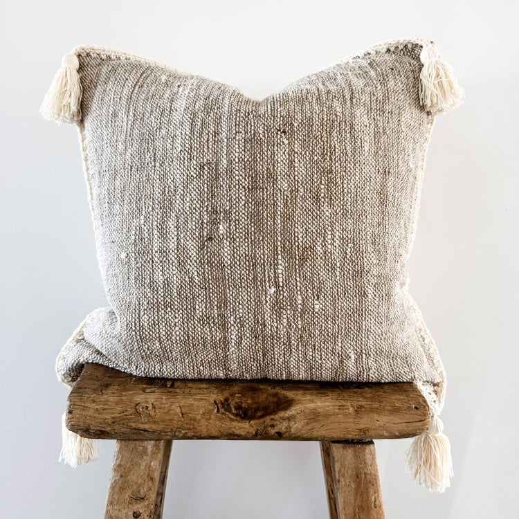 Husk Tassel Cushion Cover | 50x50cm