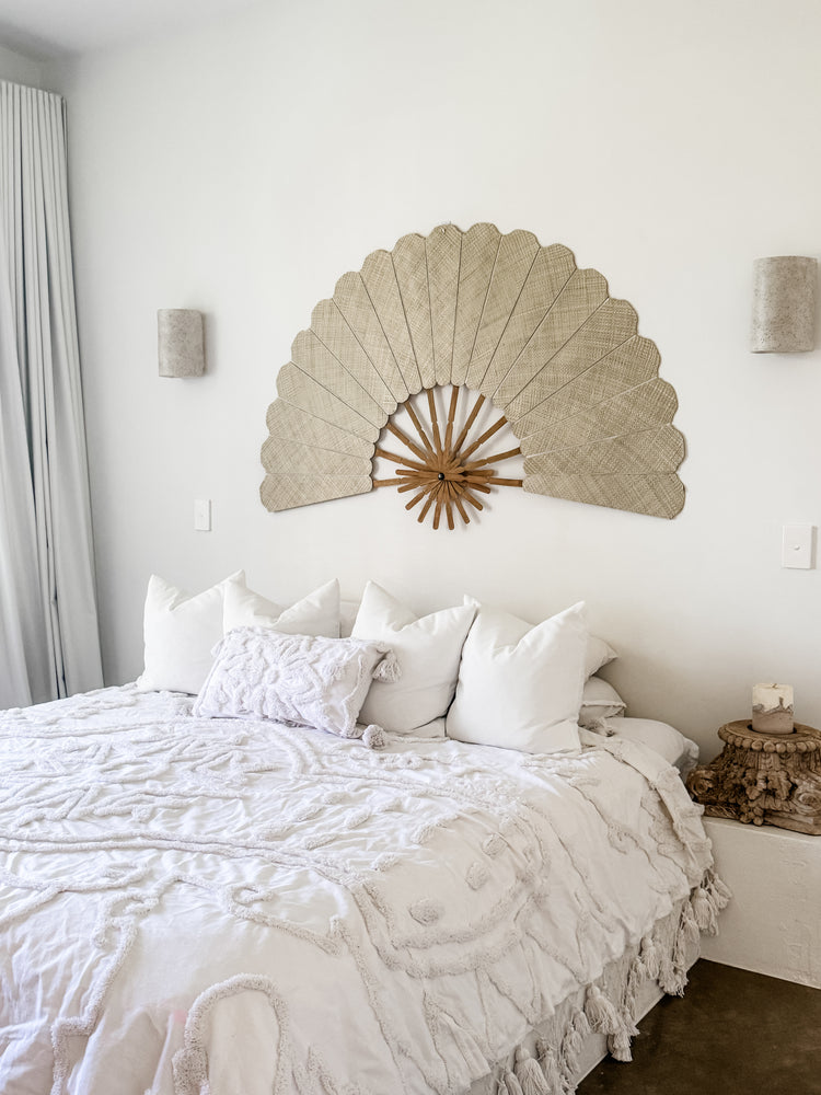 Natural Grande Wall Fan Preorder