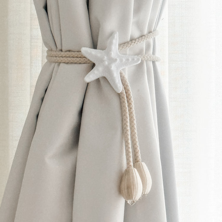 Coastal Starfish Curtain Tieback