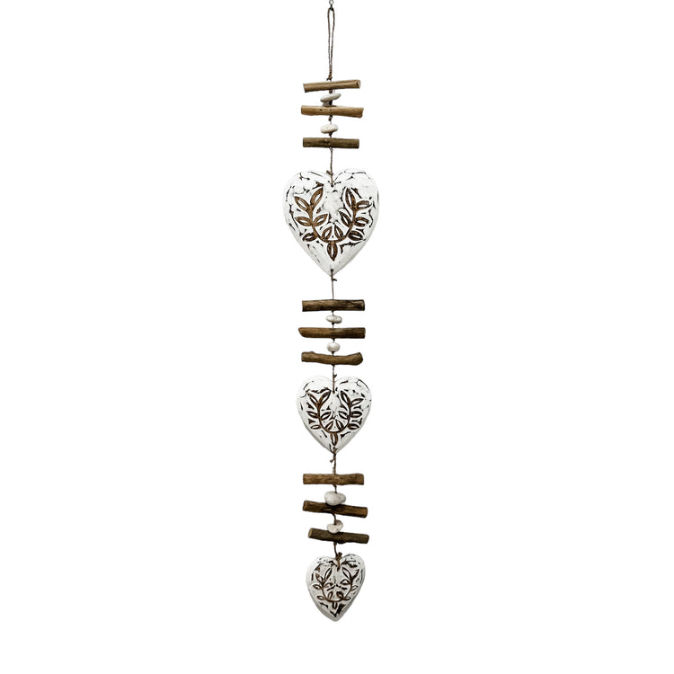 Driftwood Hearts Garland