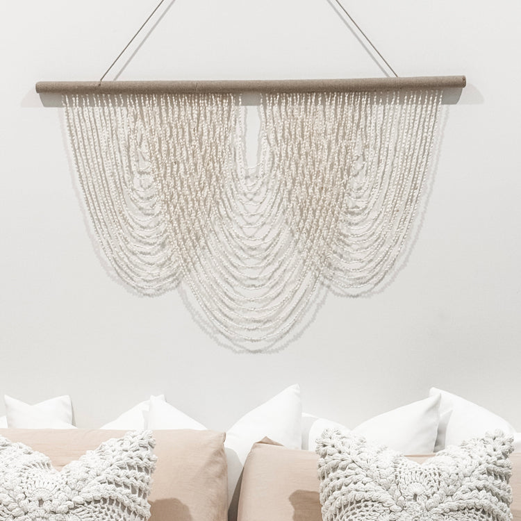 Waterfall Shell Wall Hanging | Conch Shell