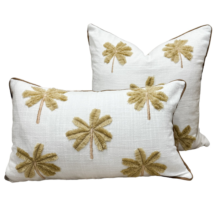 Latte Palms Cushion Cover | 30x50cm