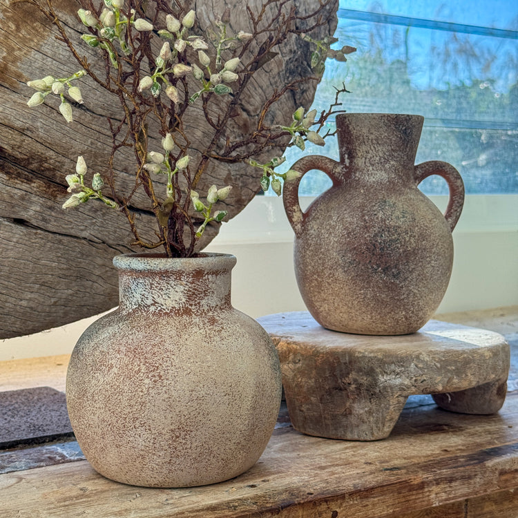 Noor Rustic Globe Pot | 15 cm