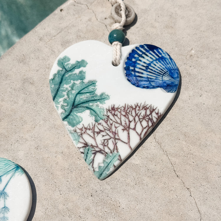 Ocean Reef Heart Plaque Preorder