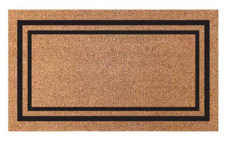 Embossed Double Border Doormat
