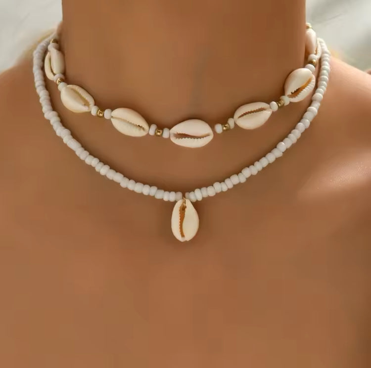 Cowrie Choker Combo | Willow & the Waves Collection Preorder