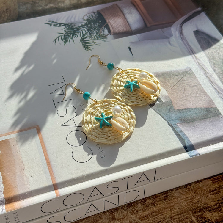 Ocean Pearl Earrings | Bleach | Willow & the Waves