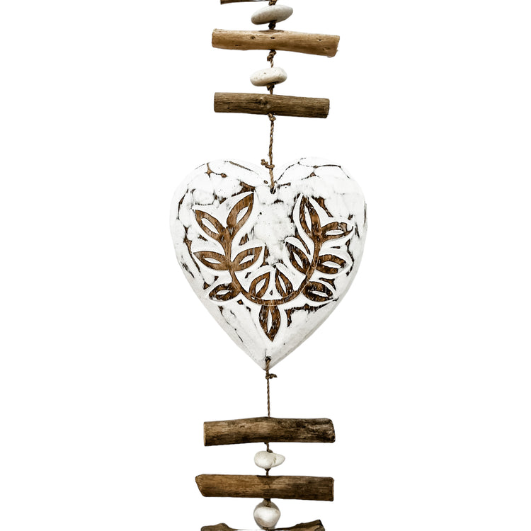 Driftwood Hearts Garland