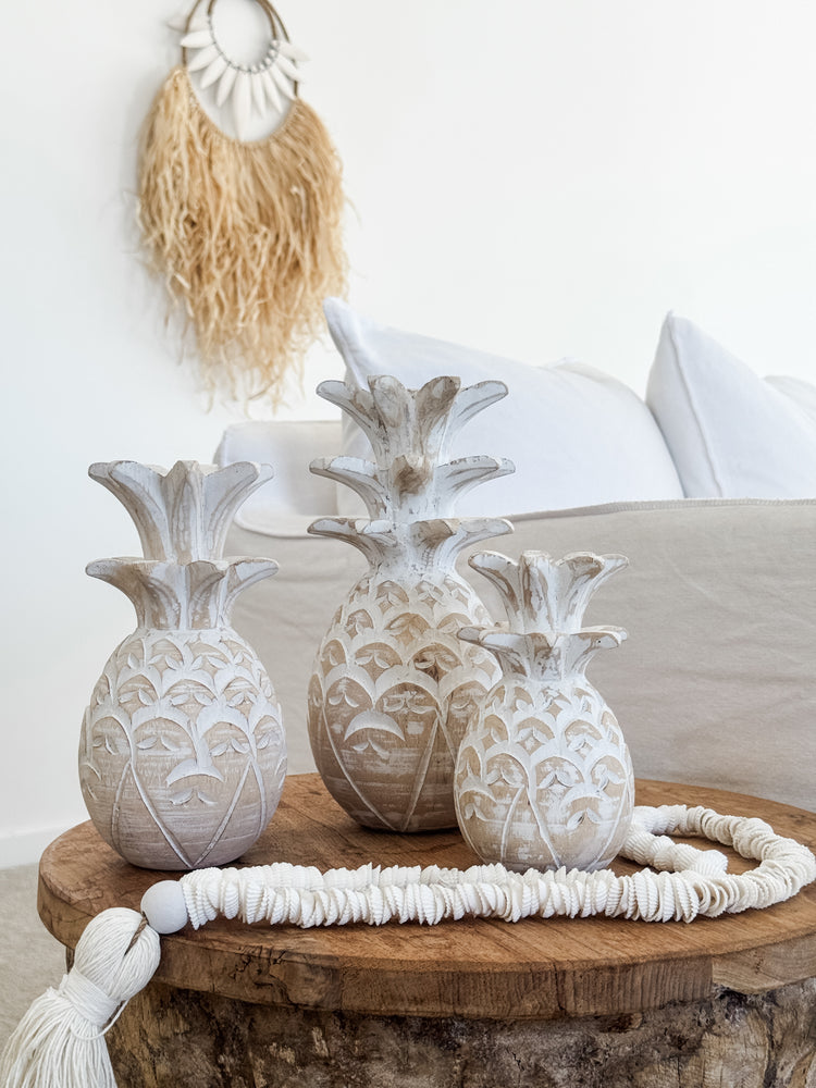 Coastal Pineapple Trio | Natural