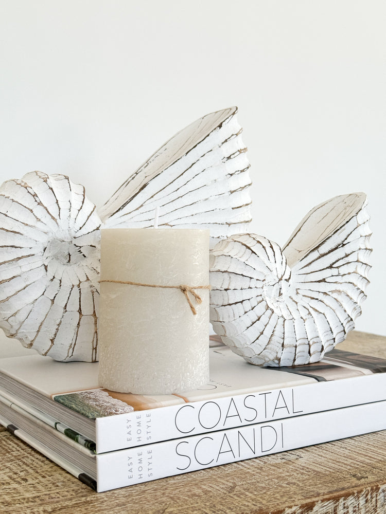Terra Texture Pillar Candle | 7x10cm