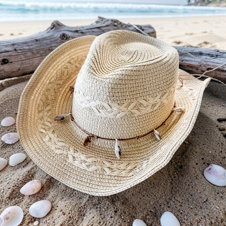Coastal Drift Shell Hat – Blonde
