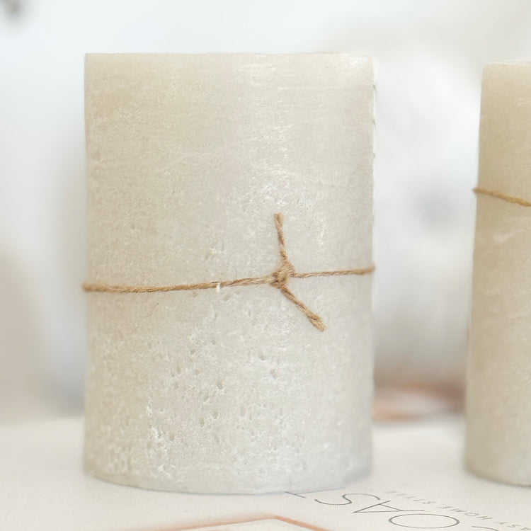Terra Texture Pillar Candle | 7x10cm