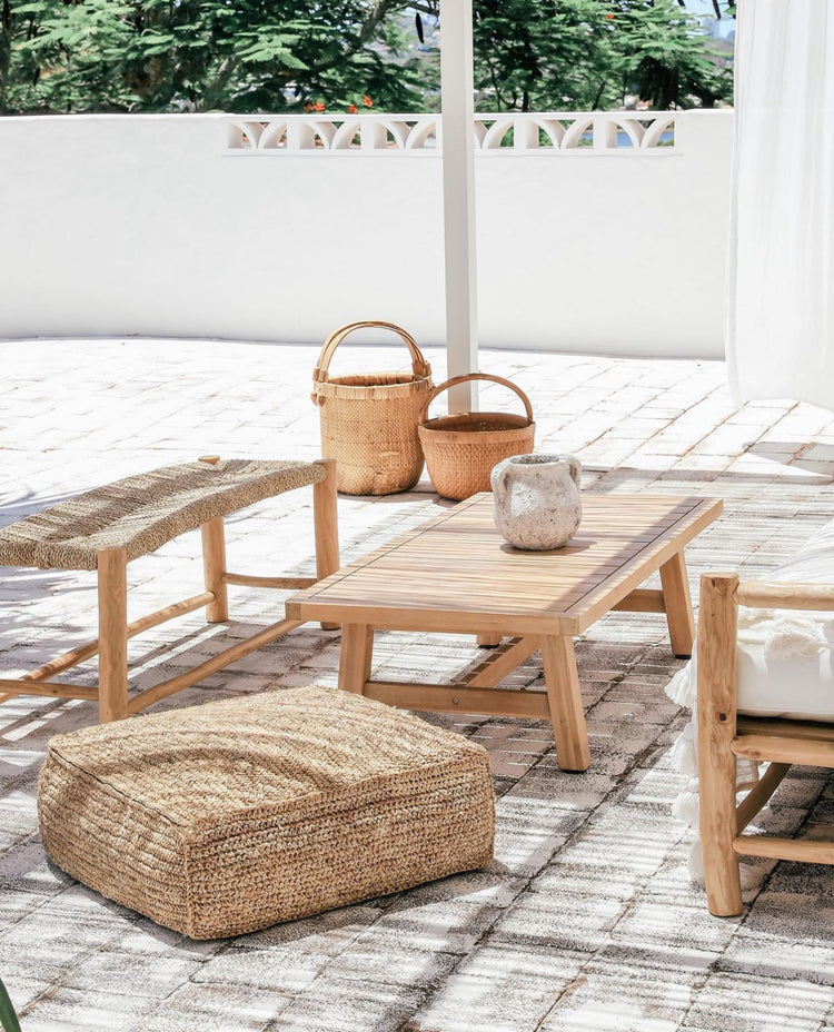 Milos Rustic White Urn | Short