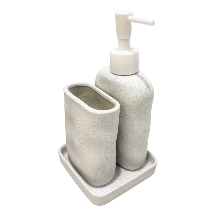 Olwen Ceramic Bathroom Set of 3 Preorder