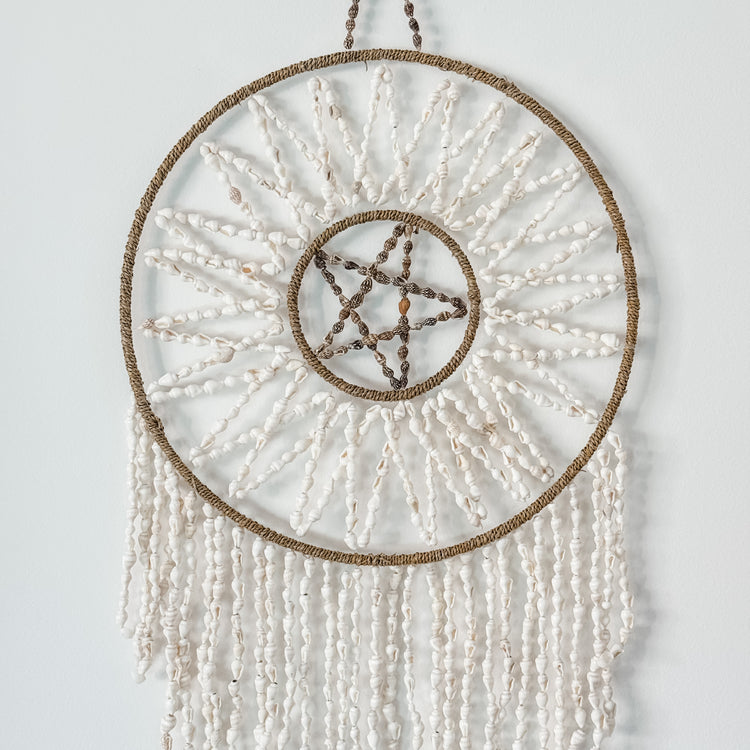 Isla Sunbeam Shell Wall Hanging