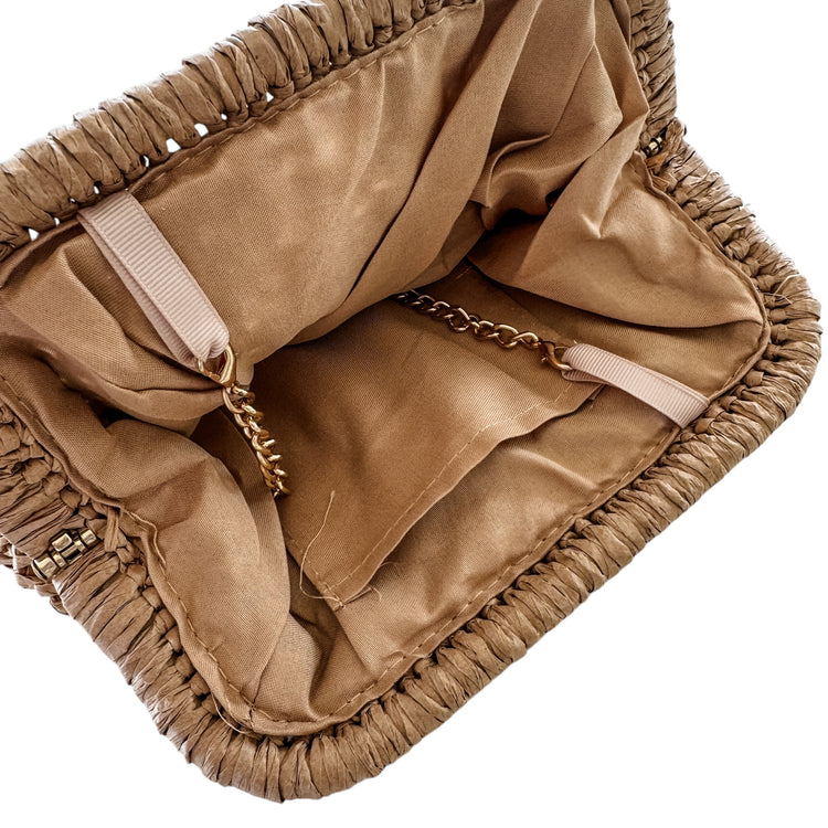 Costa Clutch Bag | Brown | Willow & the Waves Collection Preorder