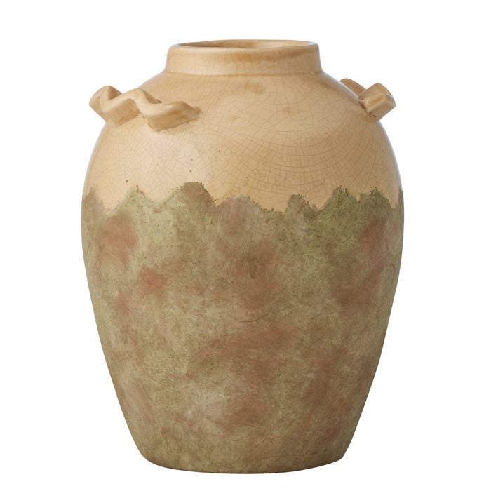 Campos Ceramic Urn – 24x30.5cm – Butter Preorder