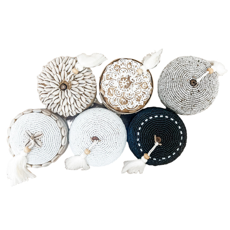 Island Beaded Basket