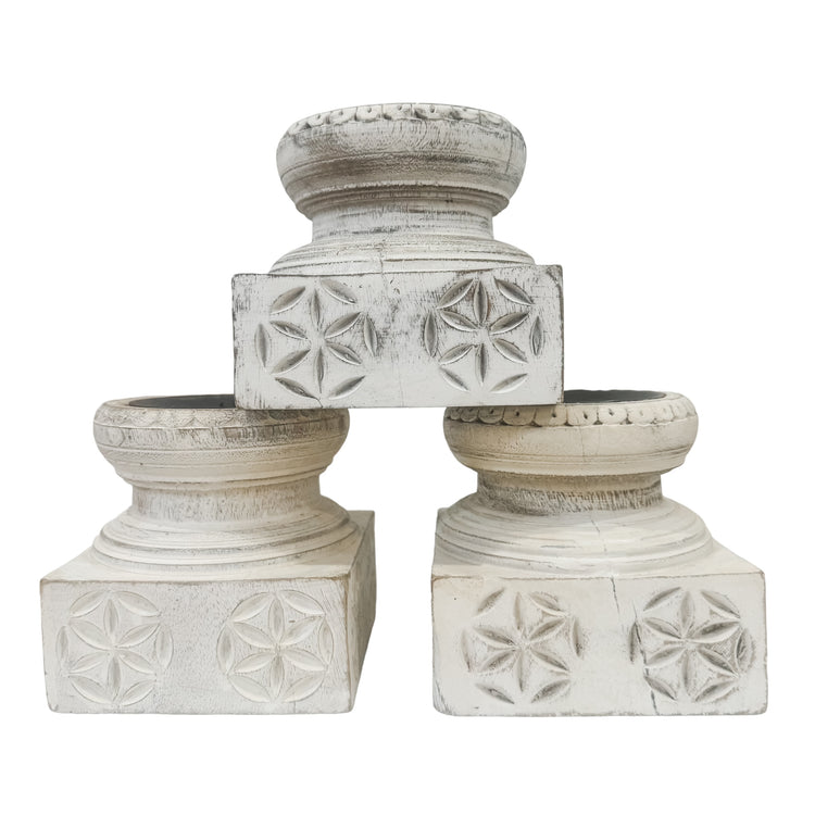 Byron Vintage Candle Holder | Square