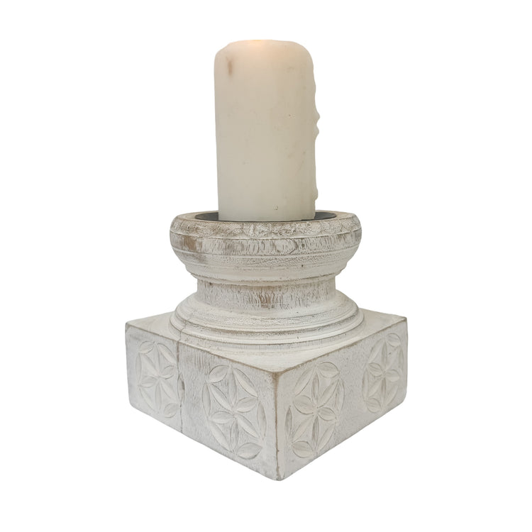 Byron Vintage Candle Holder | Square