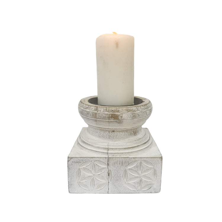 Byron Vintage Candle Holder | Square