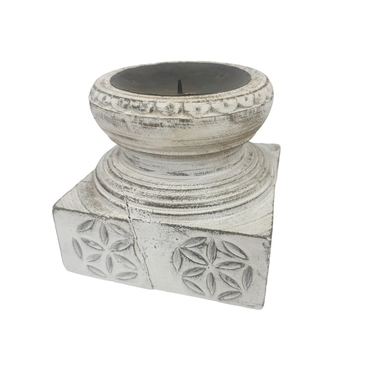 Byron Vintage Candle Holder | Square