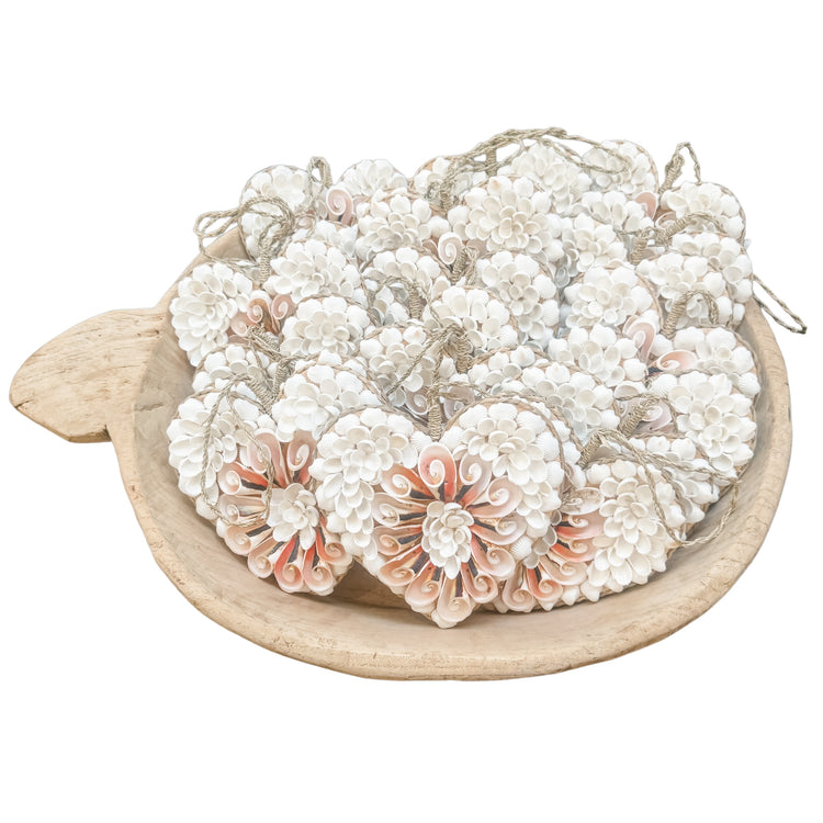 Fleur Hanging Shell Heart