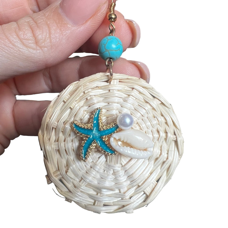 Ocean Pearl Earrings | Bleach | Willow & the Waves