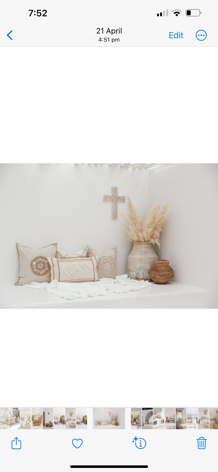 Reef Cushion Cover | 35x60cm | Willow & Beech Castaway Collection