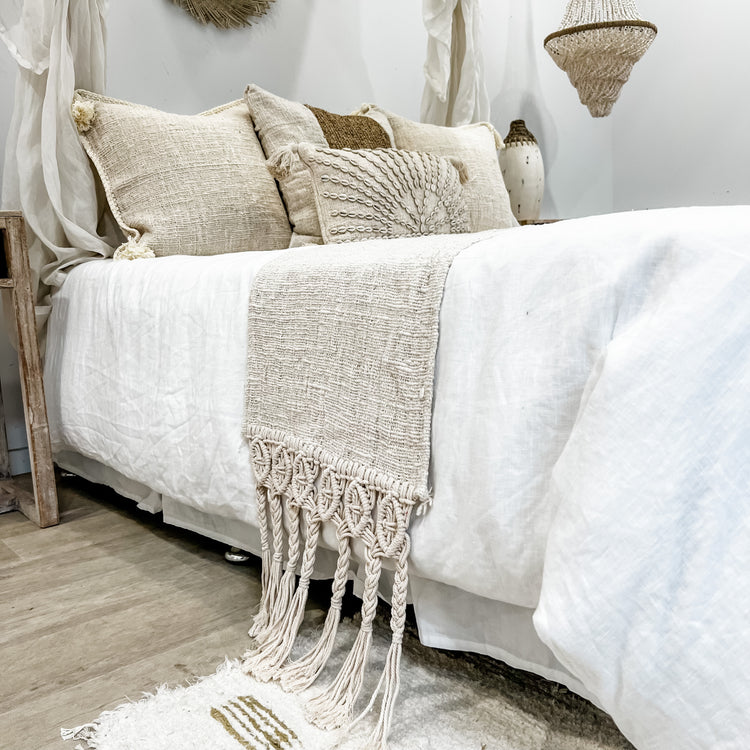 Summer Breeze Bed Runner | Table Runner | Natural | 40x180cm