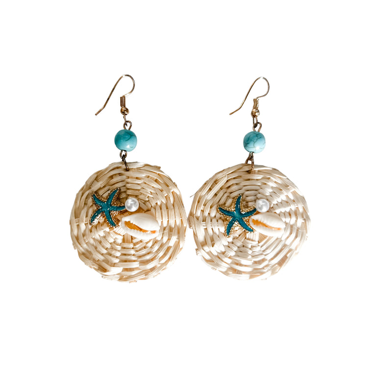 Ocean Pearl Earrings | Bleach | Willow & the Waves