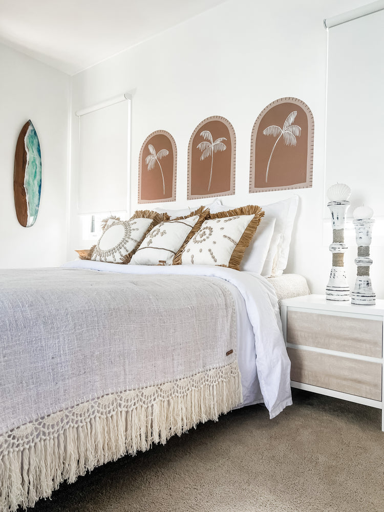 Ride the Waves Teak Surfboard | 103cm