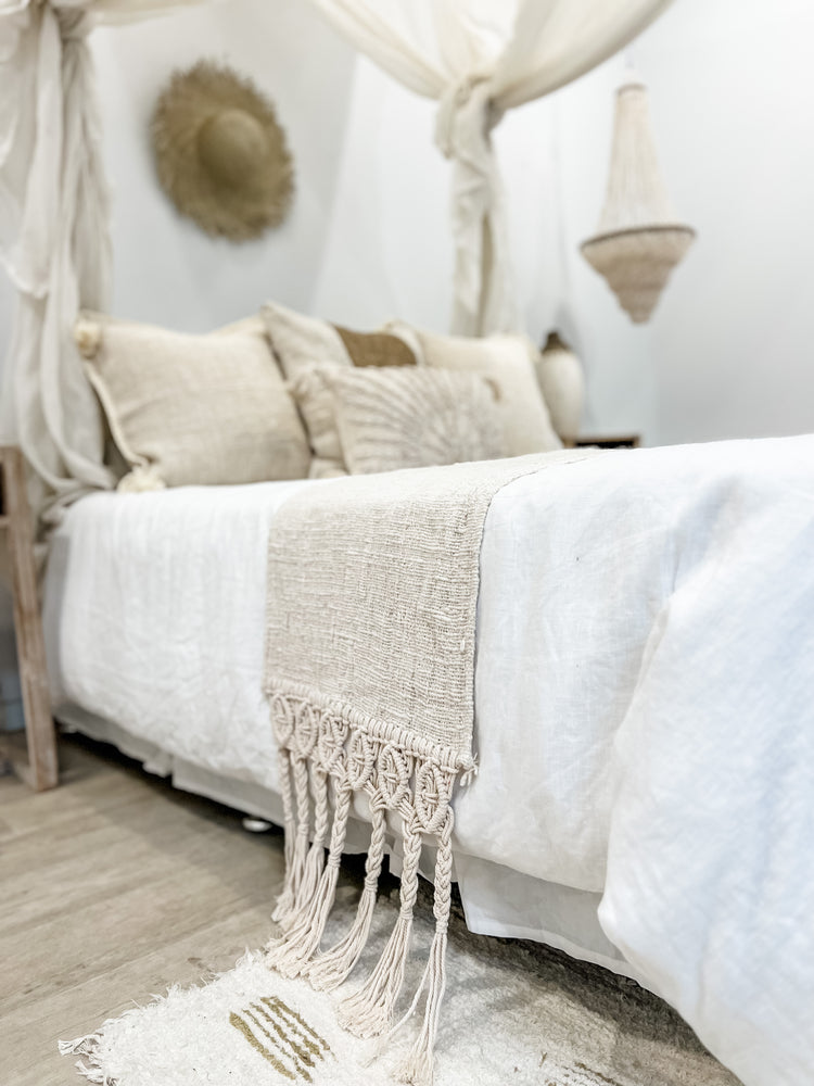 Summer Breeze Bed Runner | Table Runner | Natural | 40x180cm
