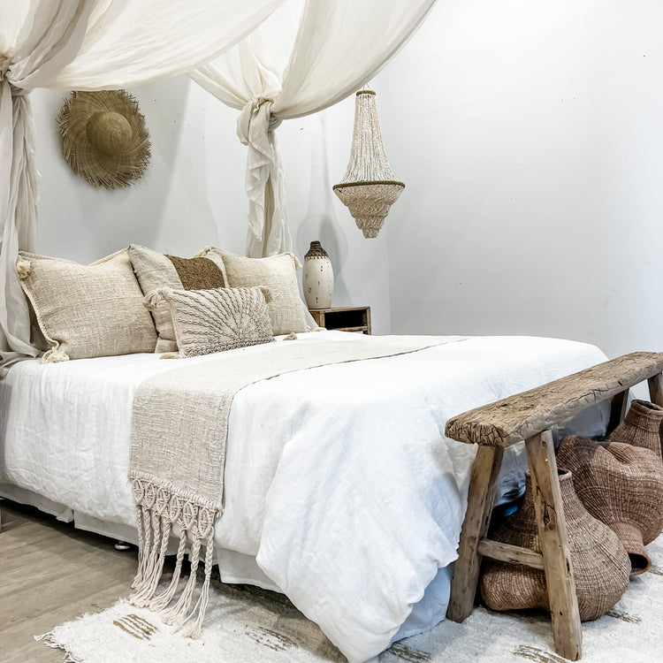 Summer Breeze Bed Runner | Table Runner | Natural | 40x180cm
