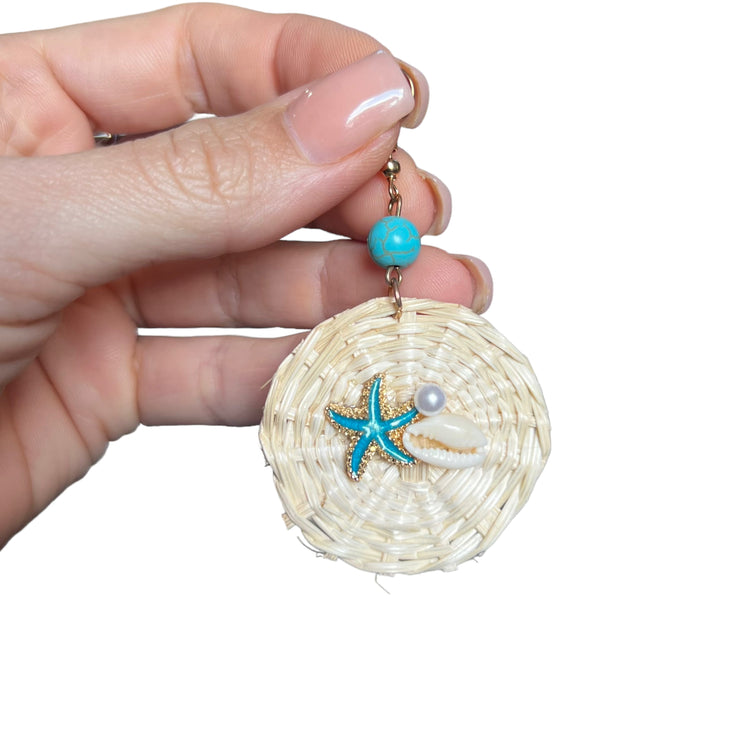 Ocean Pearl Earrings | Bleach | Willow & the Waves