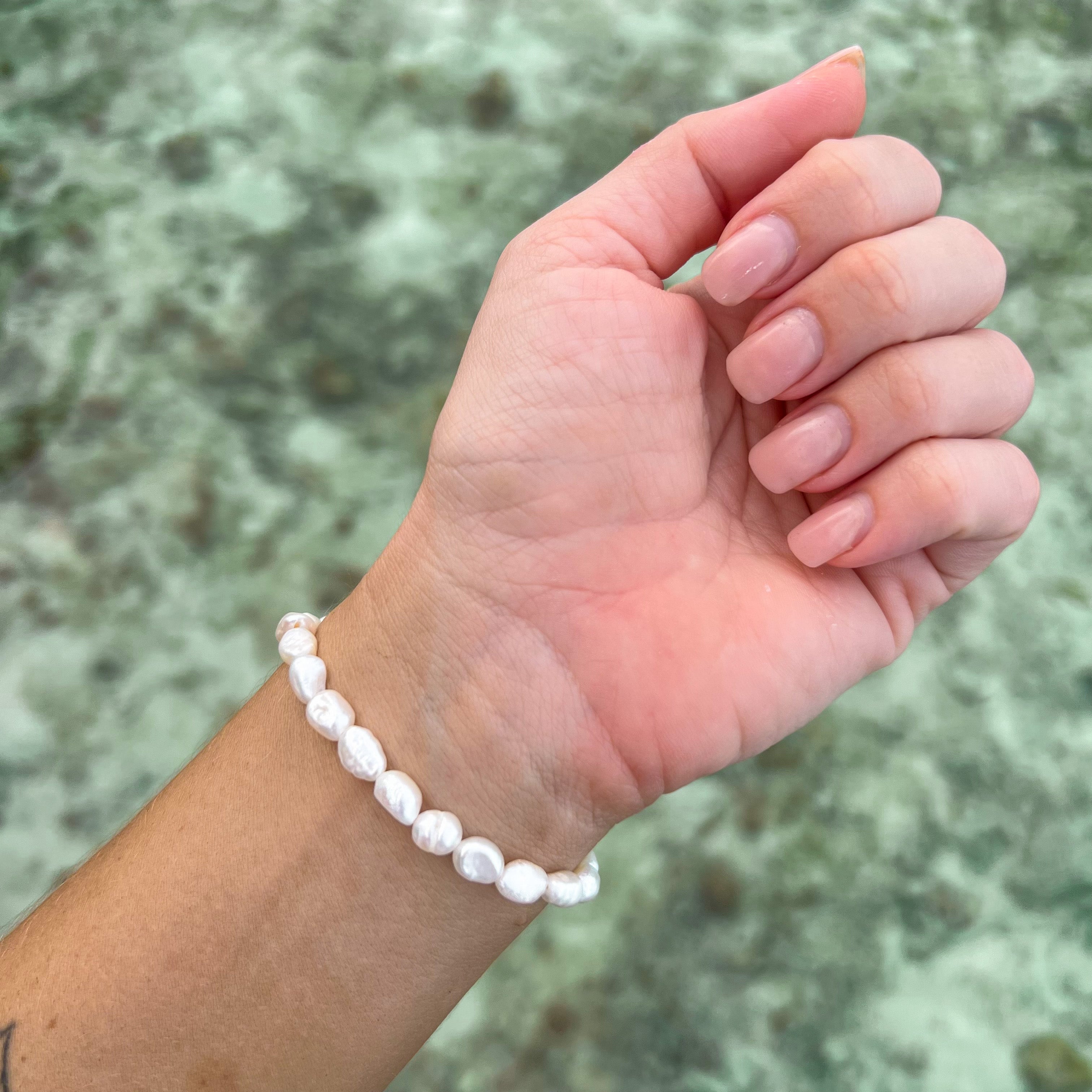 Freshwater Pearl Bracelet Willow the Waves Collection