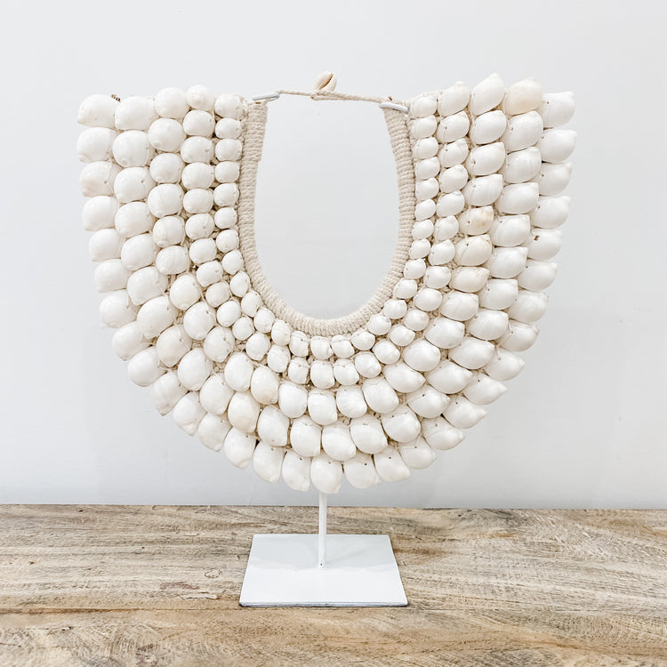 Athena Necklace on Stand Coastal Decor