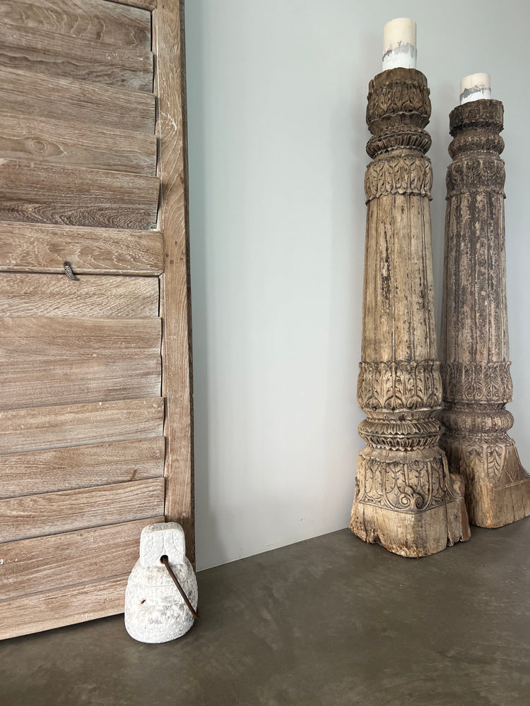 Vintage Indian Stone Door Stops