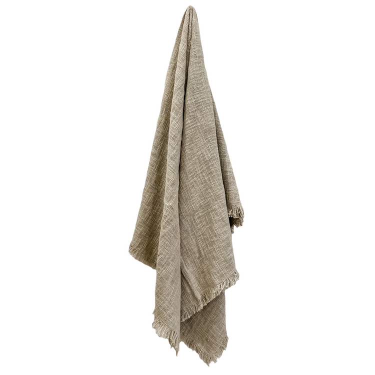 Peta Throw | Stone | 125x150cm