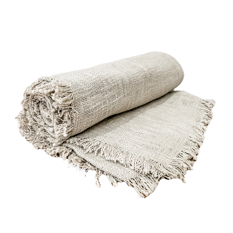 Peta Throw | Stone | 125x150cm
