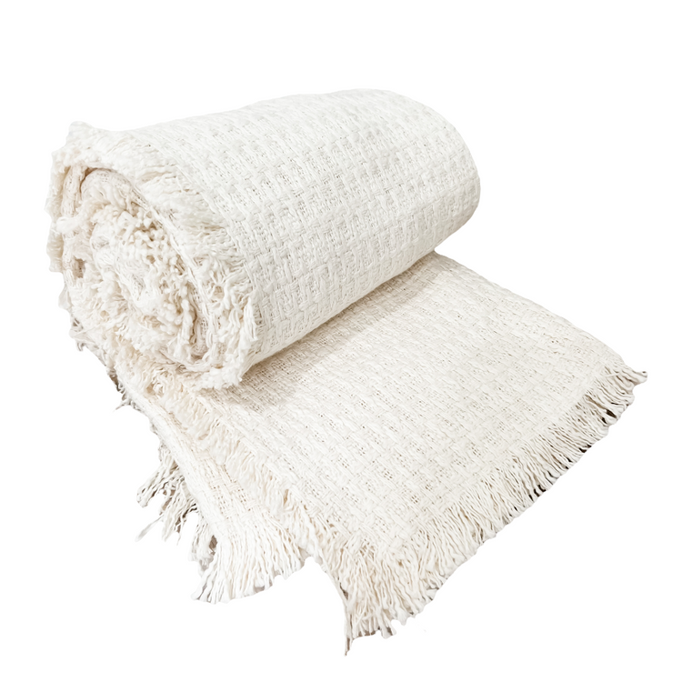Zohra Throw | Ivory | 125x150cm