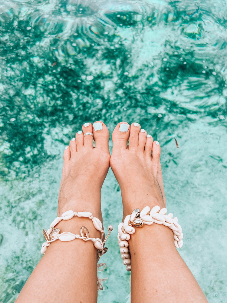 Classic Cowrie Anklet | Willow & the Waves Collection