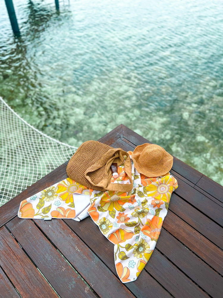 Costa Beach Hat | Brown | Willow & the Waves Collection