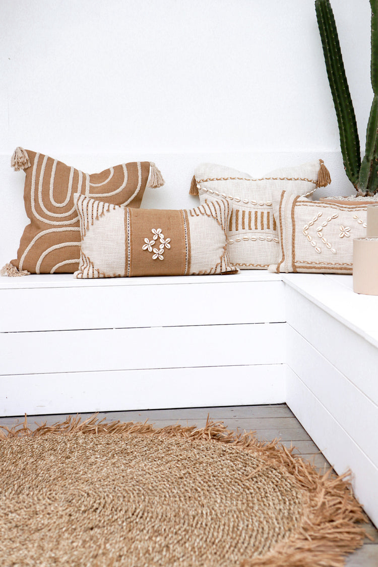 Bermuda Cushion Cover | 50x50cm | Willow & Beech Castaway Collection