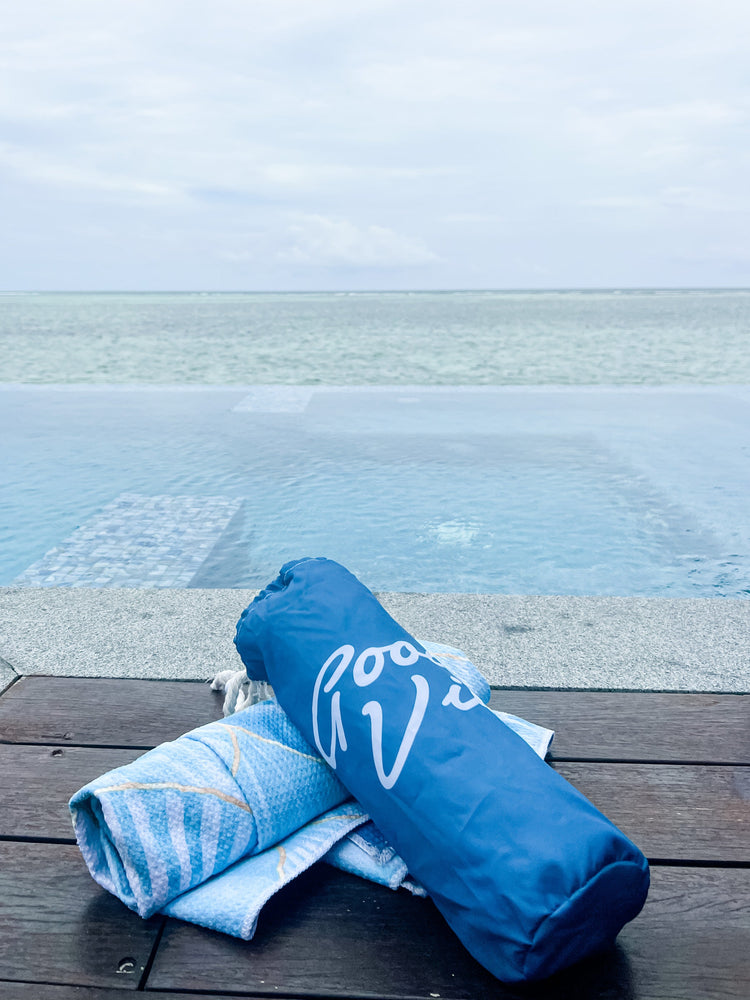 Good Vibes Towel | Sea Shells | Willow & the Waves Collection