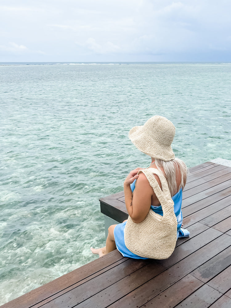 Costa Beach Bag | Blonde | Willow & the Waves Collection Preorder