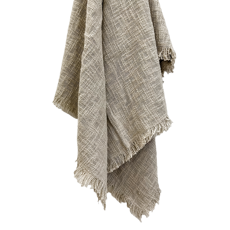 Peta Throw | Stone | 125x150cm