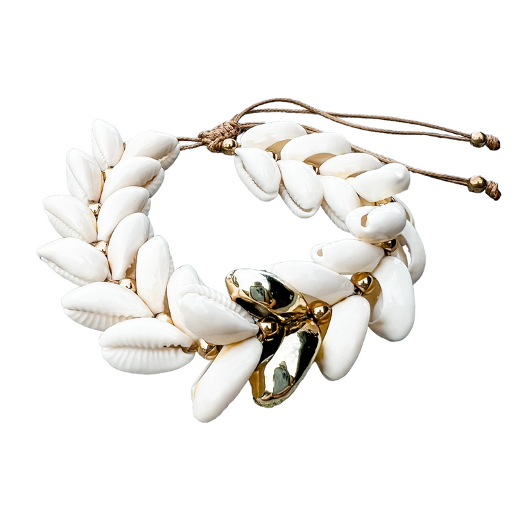 Bermuda Cowrie Anklet | Willow & the Waves Collection