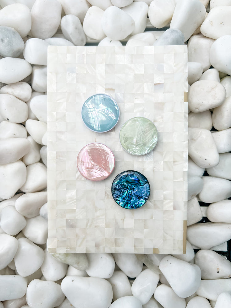 Mother of Pearl Pop Socket | 4 Colours Available | Willow & the Waves Collection