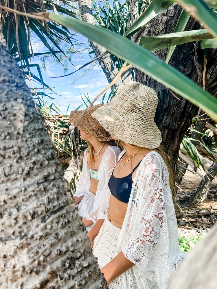 Costa Beach Hat | Blonde | Willow & the Waves Collection Preorder